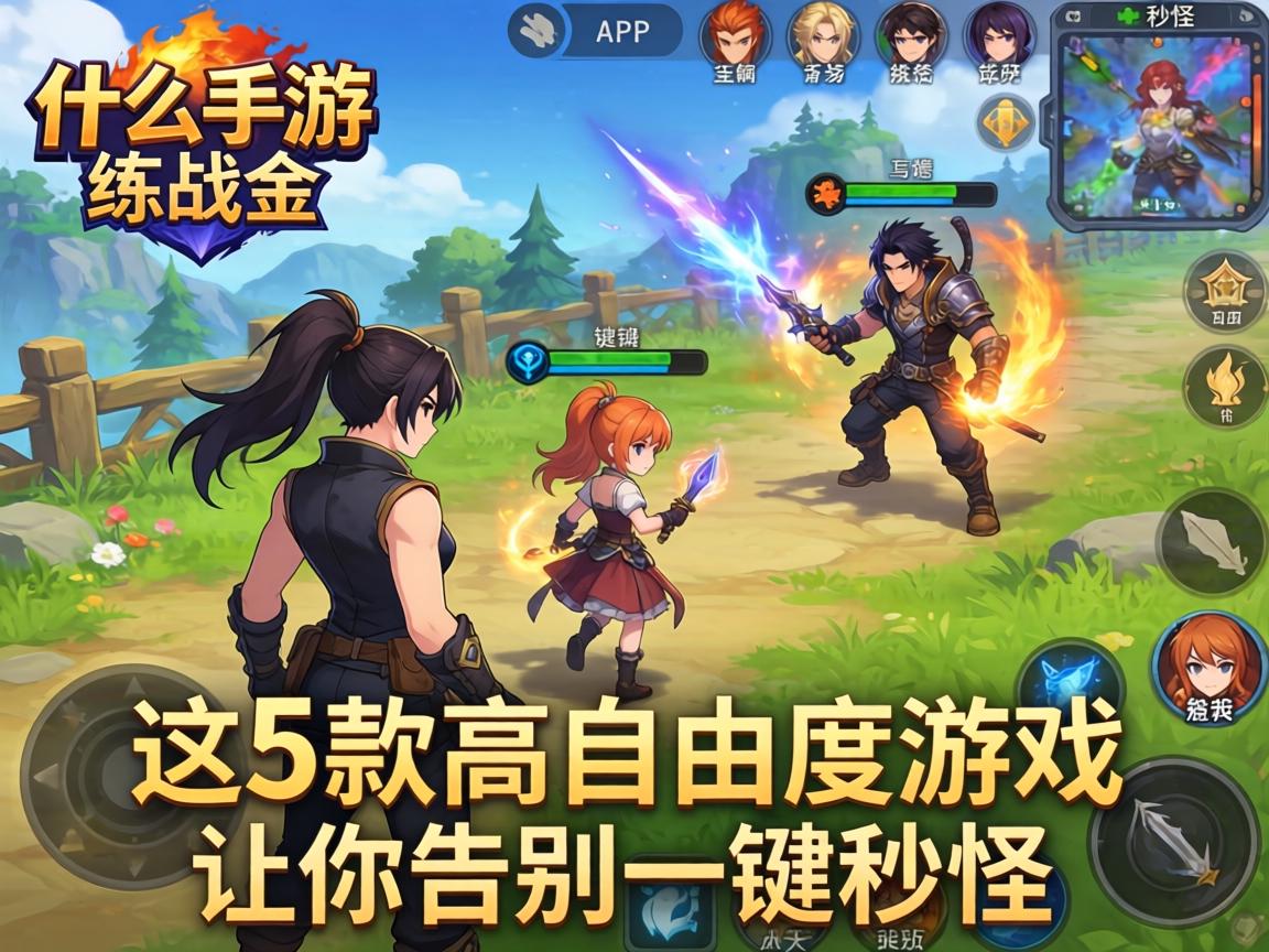 这5款高自由度游戏让你告别一键秒怪