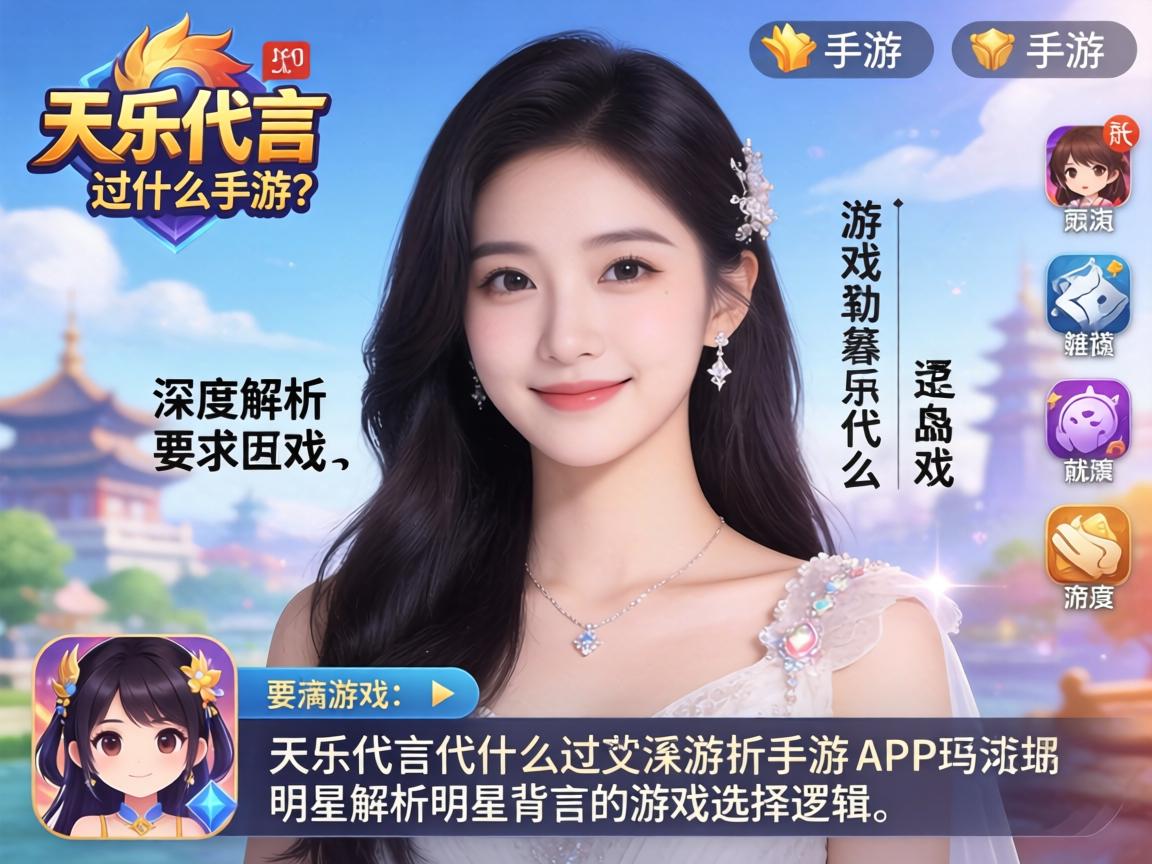 深度解析明星代言背后的游戏选择逻辑