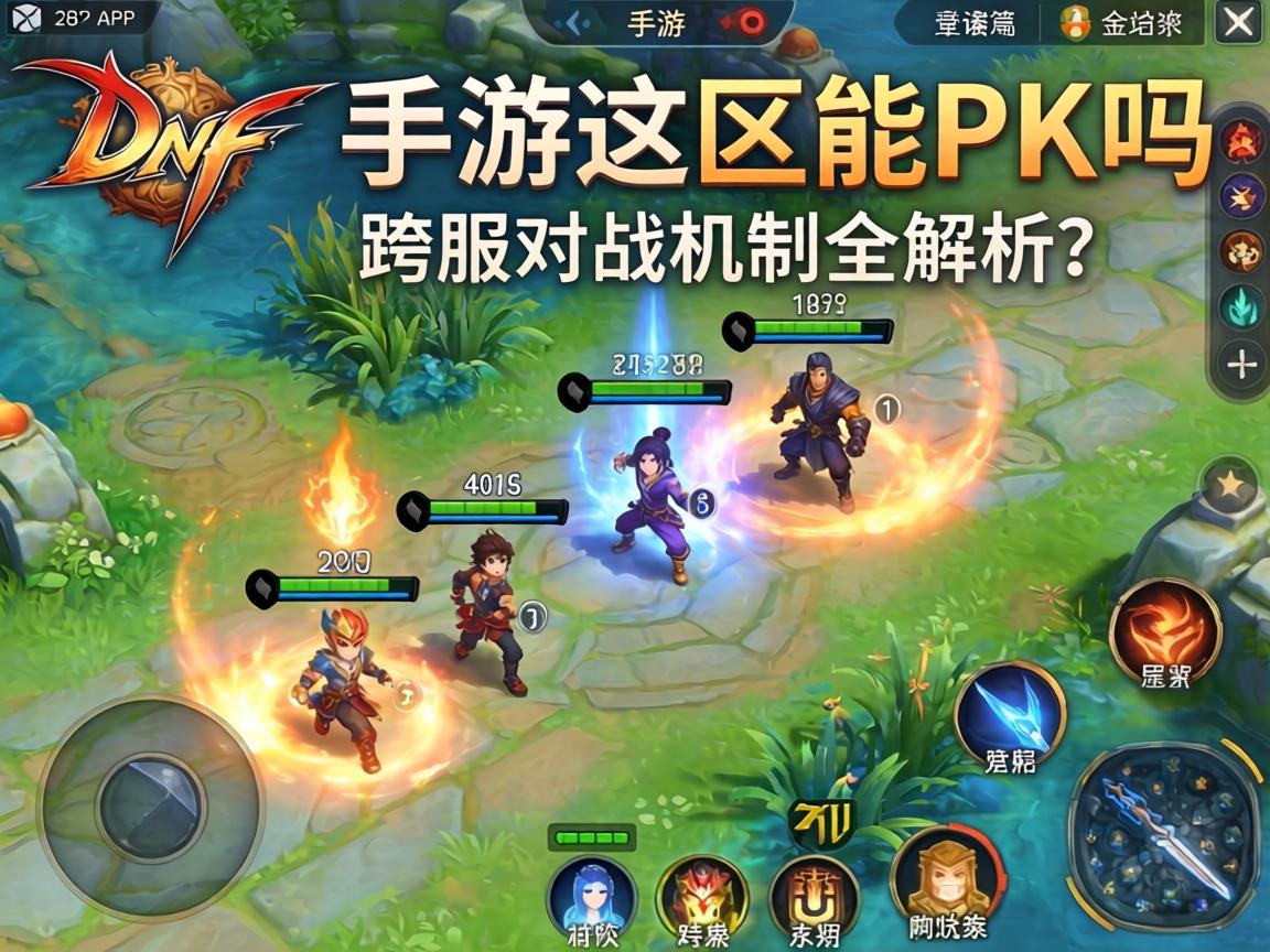 DNF手游跨区能PK吗