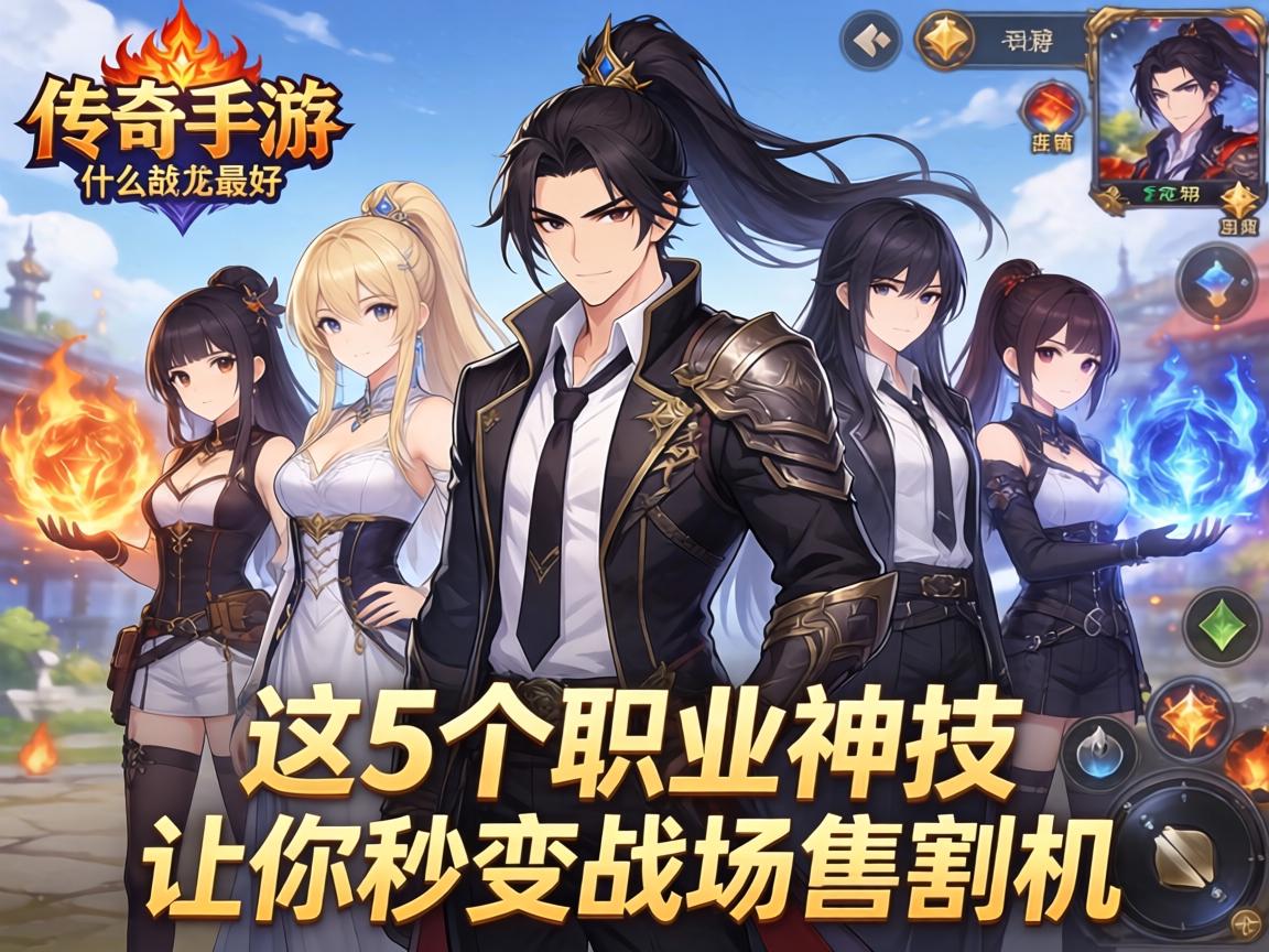 这5个职业神技让你秒变战场收割机