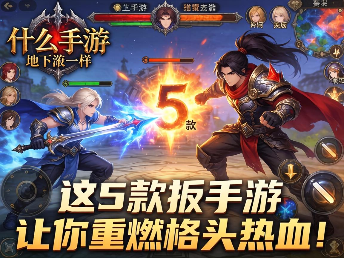 这5款横版动作手游让你重燃格斗热血