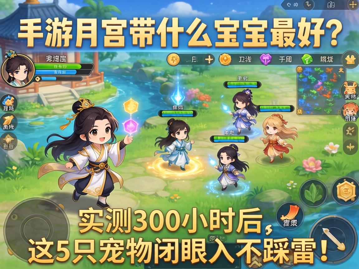 手游月宫带什么宝宝最好