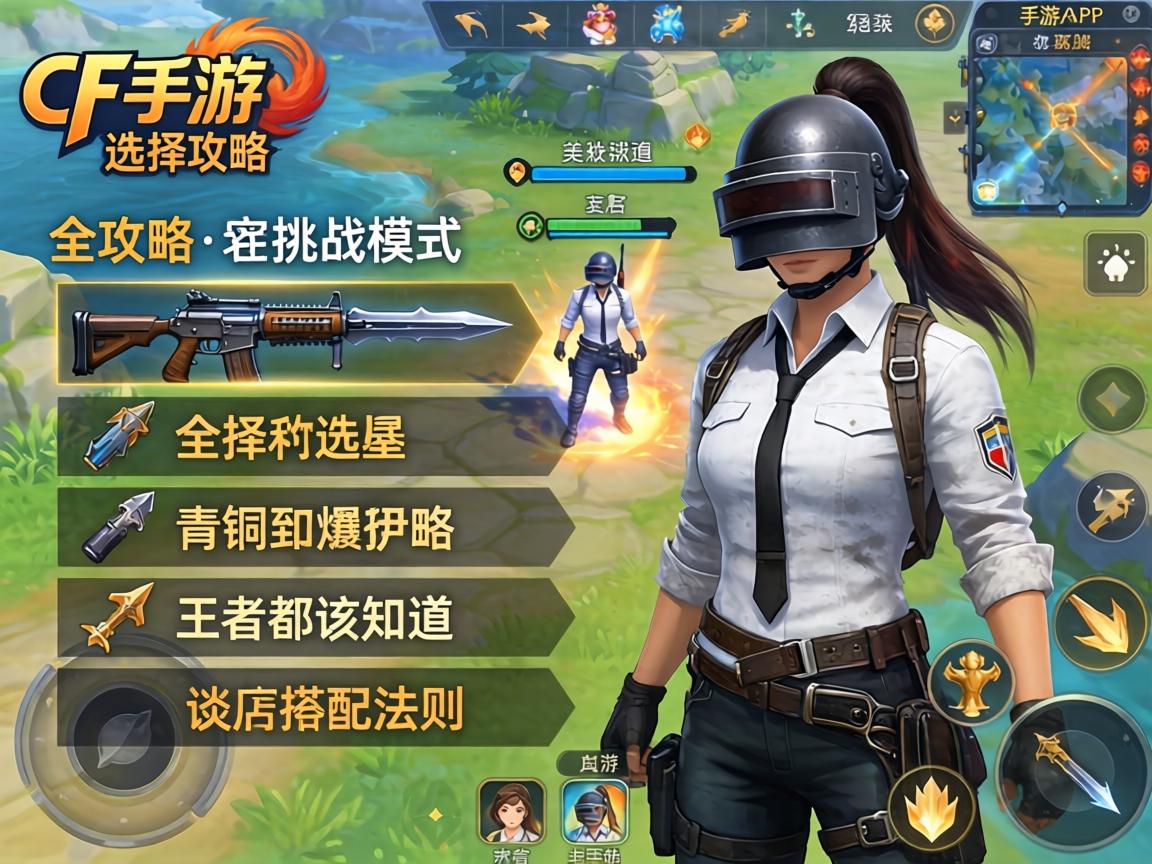 CF手游挑战模式武器选择全攻略
