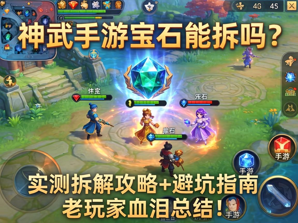 神武手游宝石能拆吗