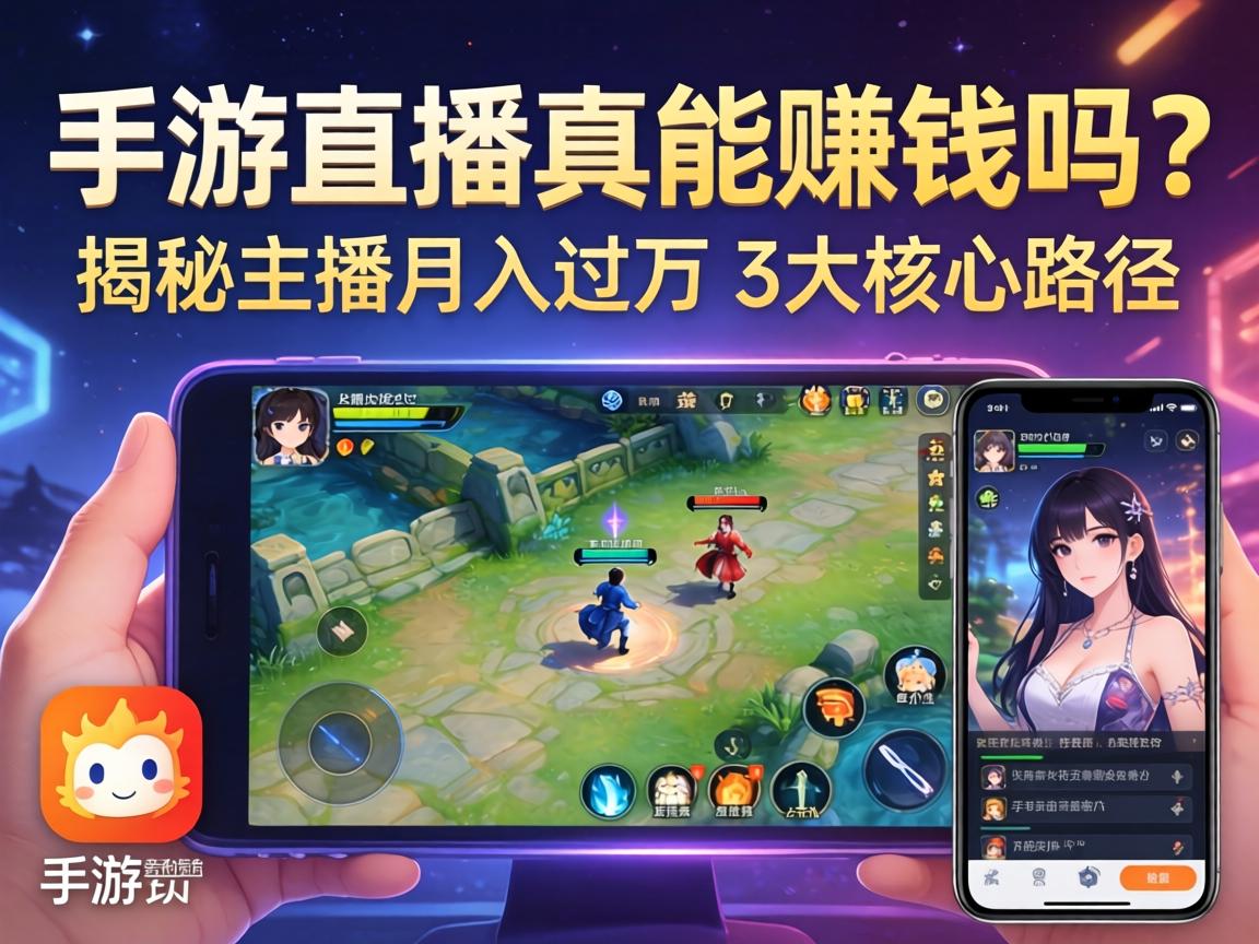 揭秘主播月入过万的3大核心路径