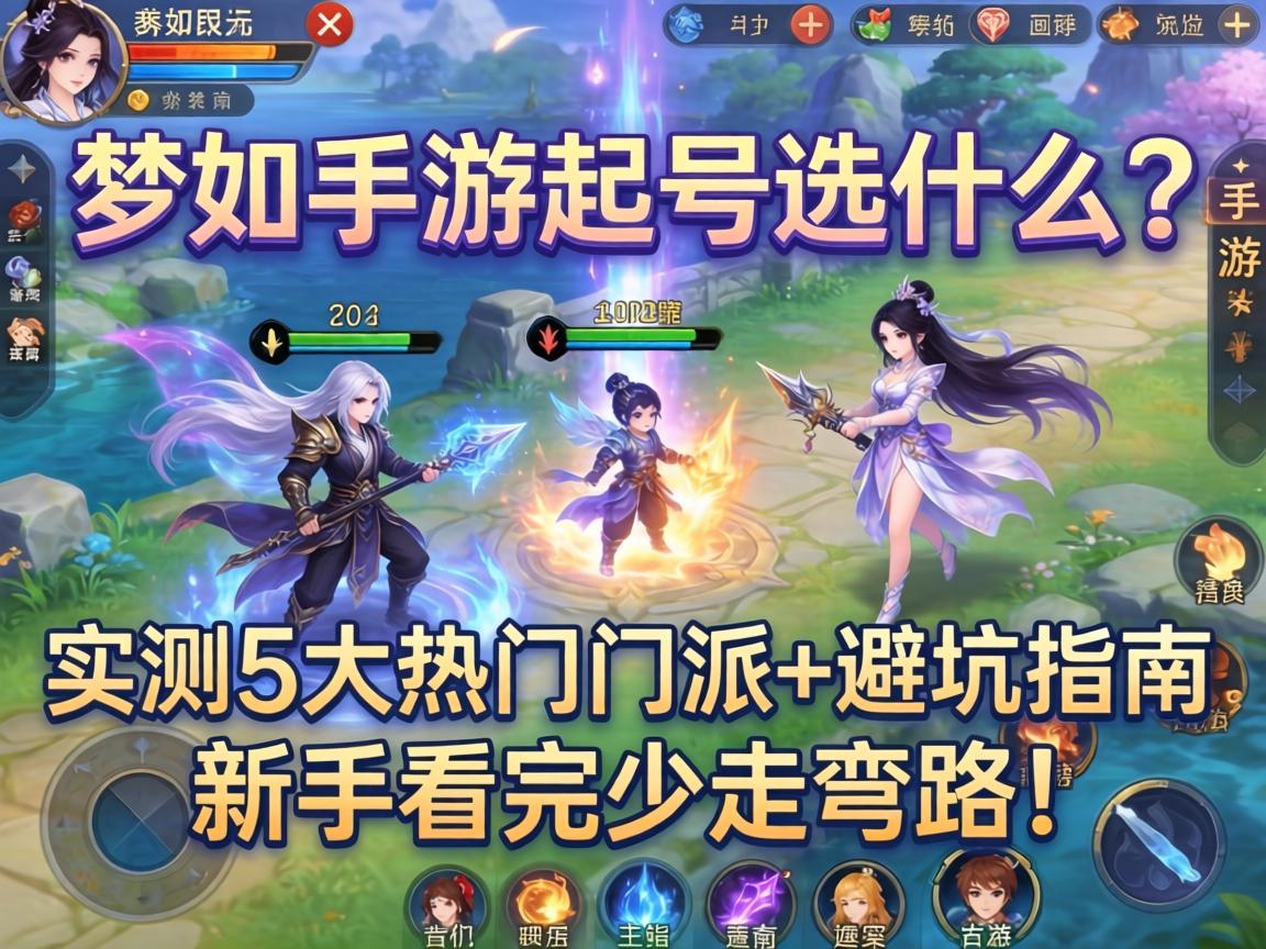 梦幻手游起号选什么