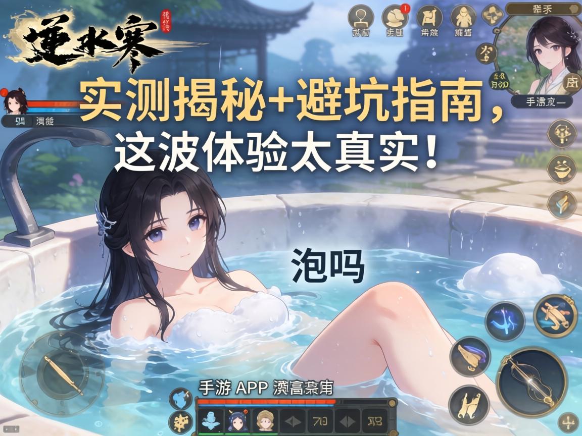 逆水寒手游可以泡澡吗