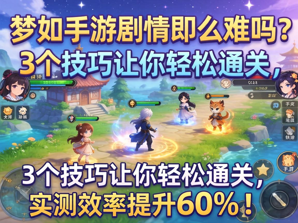 梦幻手游剧情那么难吗