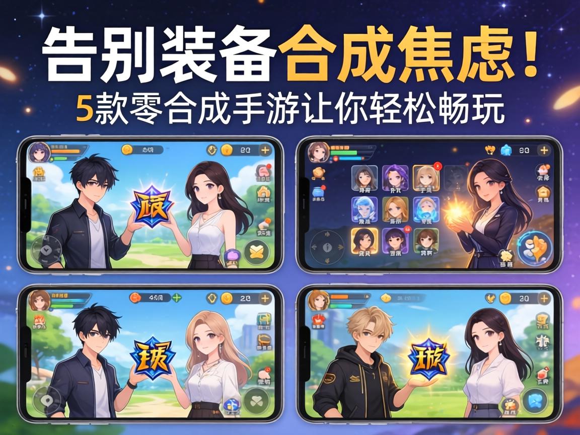 这5款零合成手游让你轻松畅玩