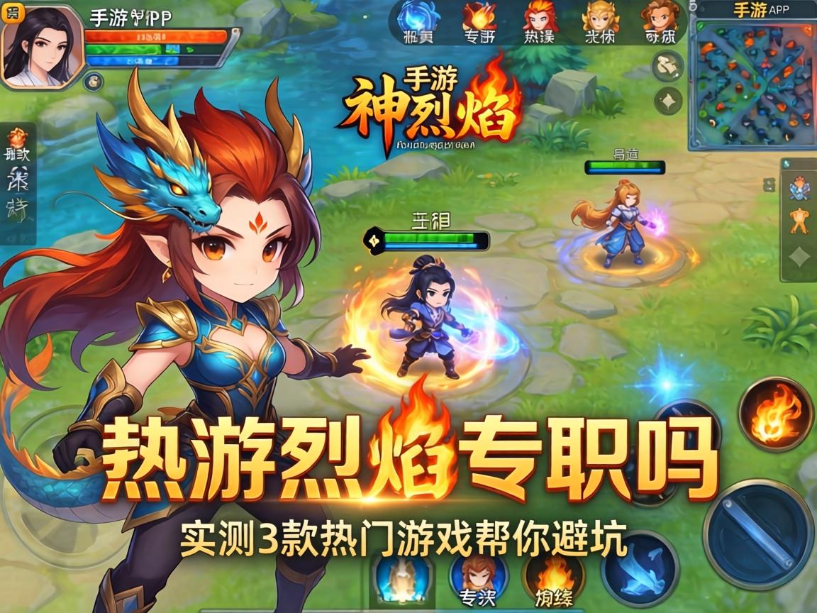 实测3款热门游戏帮你避坑