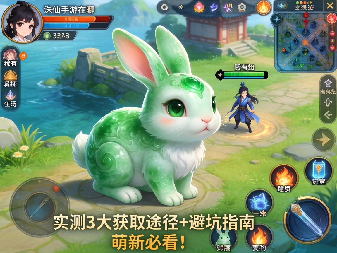 诛仙手游稀有玉兔在哪