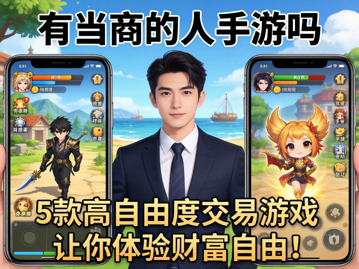 这5款高自由度交易游戏让你体验财富自由