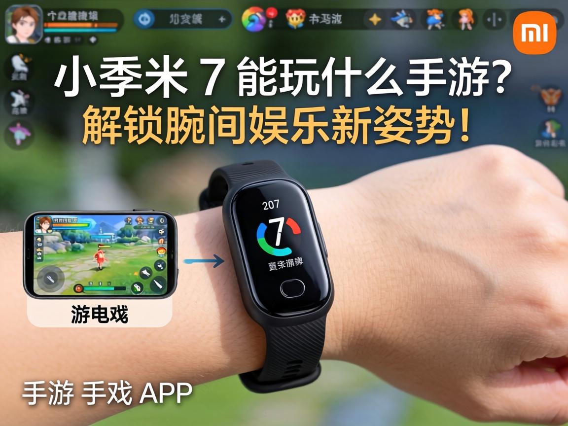 小米手环7能玩什么手游