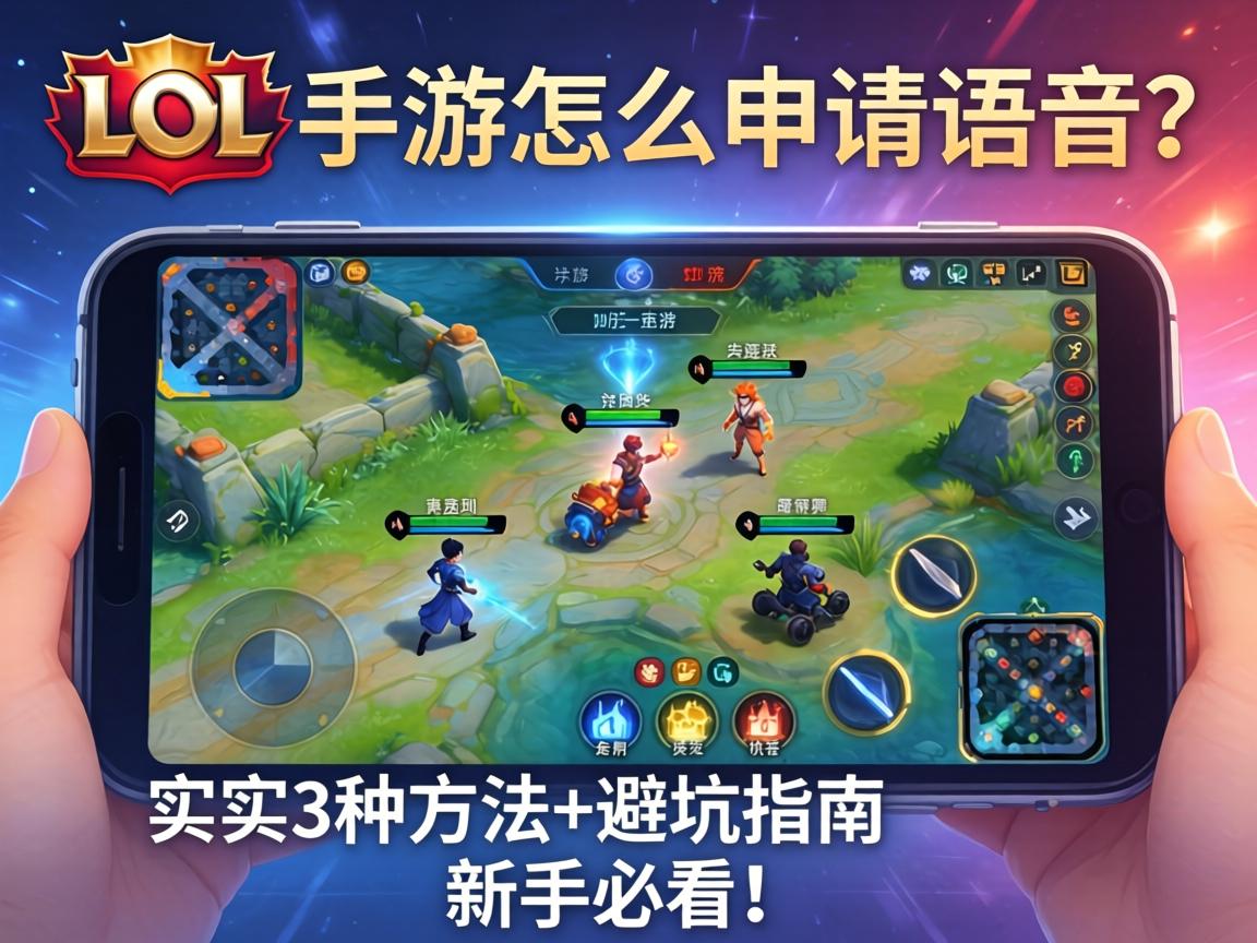 LOL手游怎么申请语音