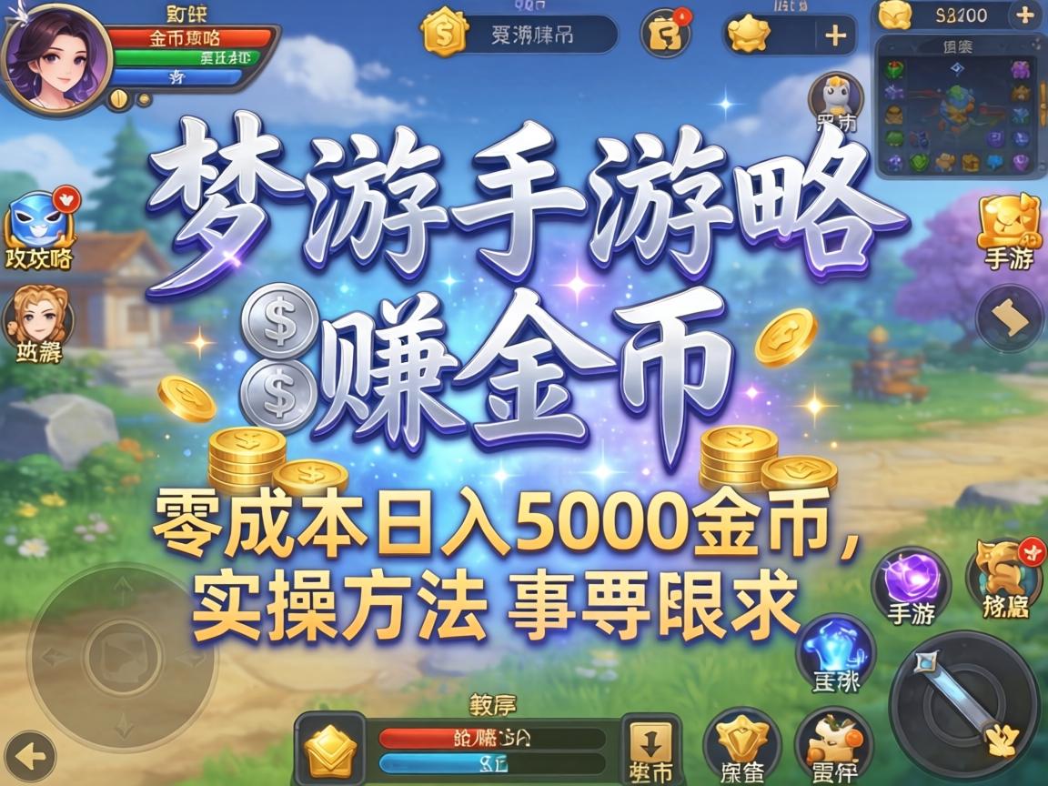 零成本日入5000金币的实操方法
