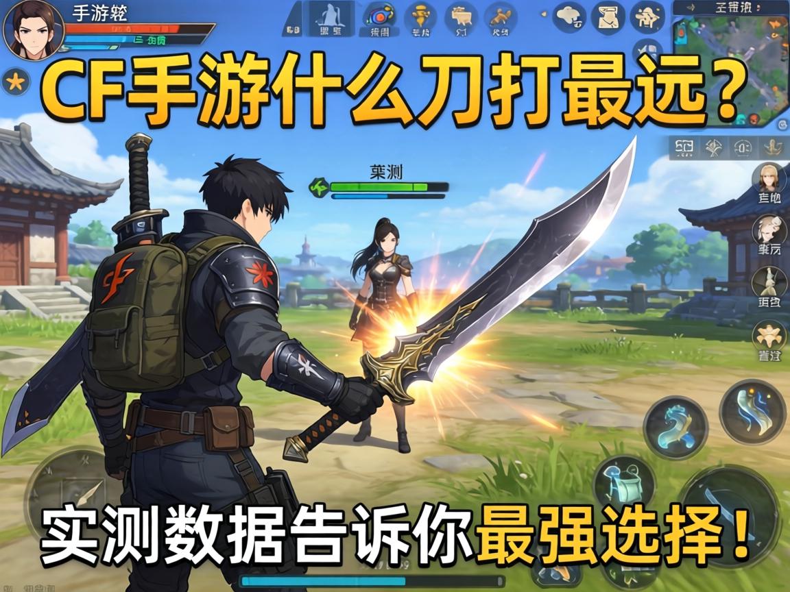 CF手游什么刀打的最远