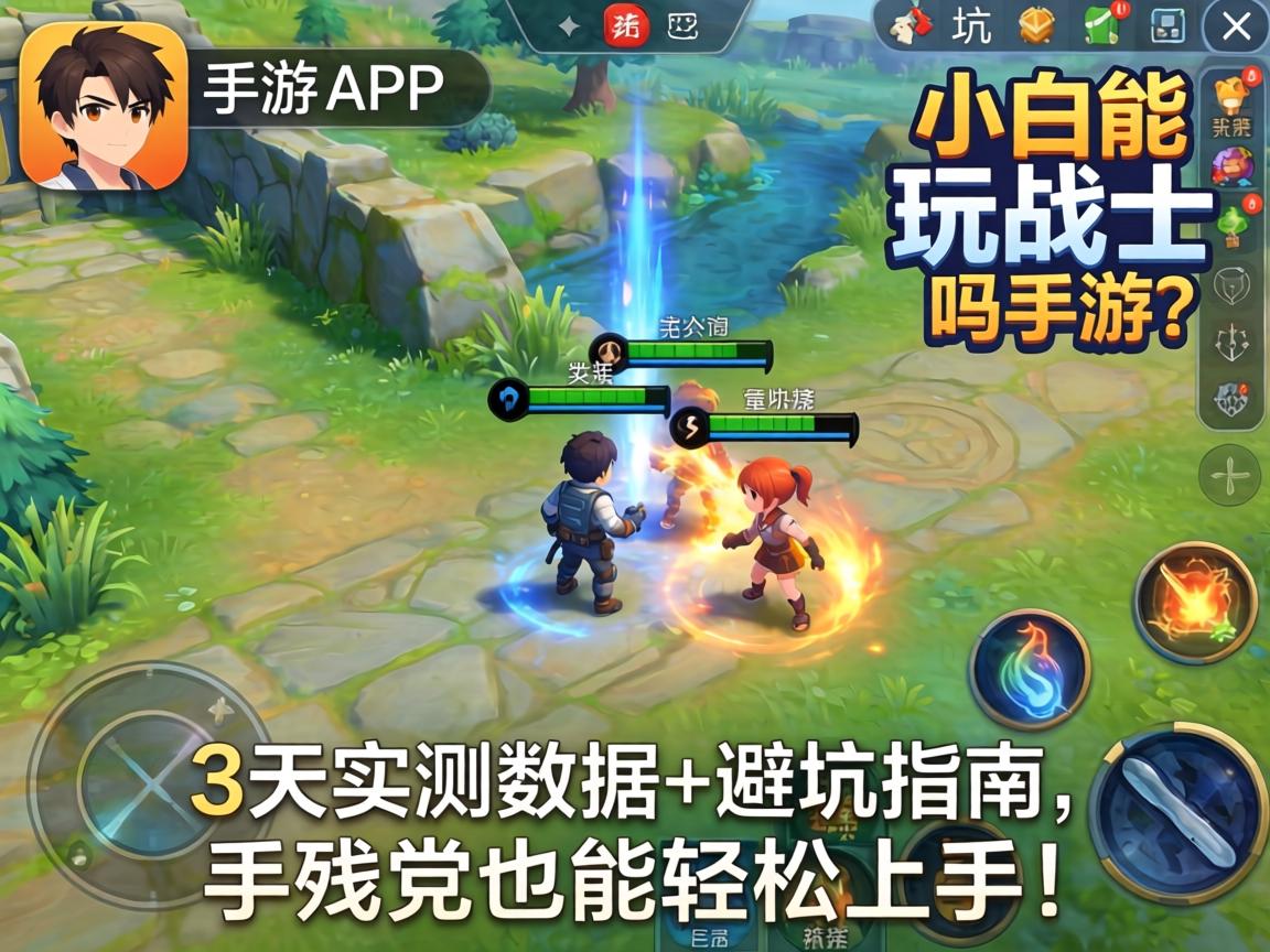 小白能玩战士吗手游