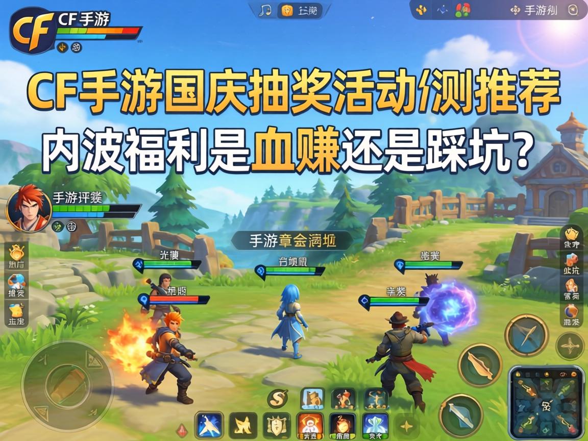 CF手游国庆抽奖活动实测推荐