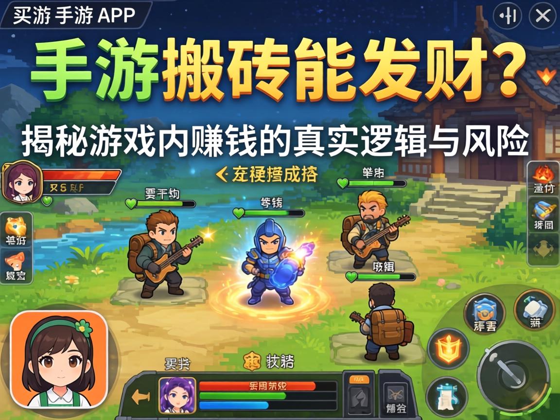揭秘游戏内赚钱的真实逻辑与风险