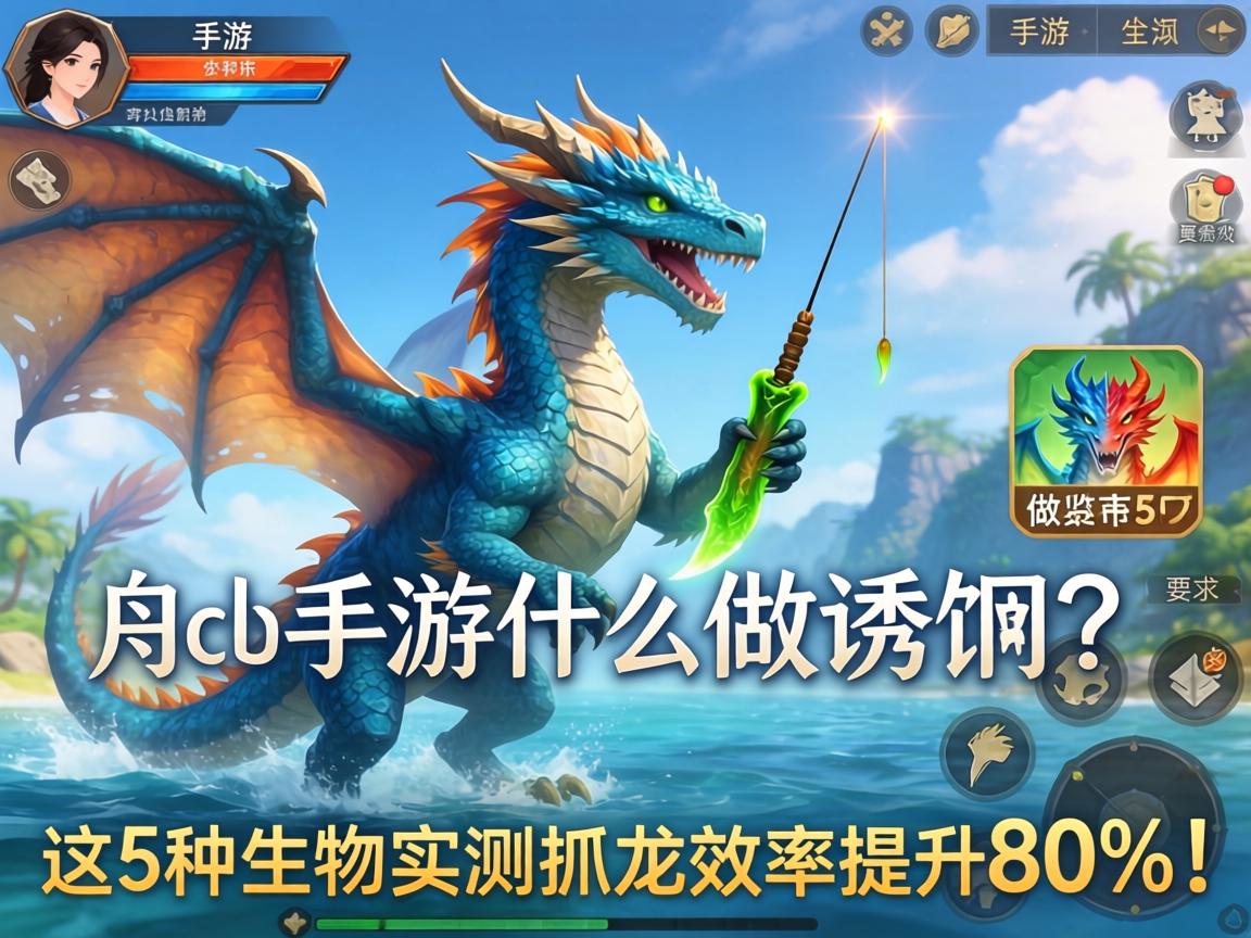 这5种生物实测抓龙效率提升80