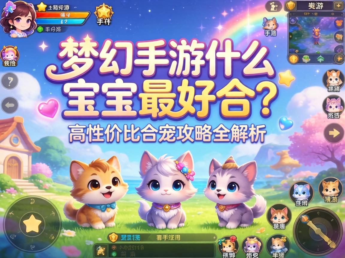 梦幻手游什么宝宝最好合