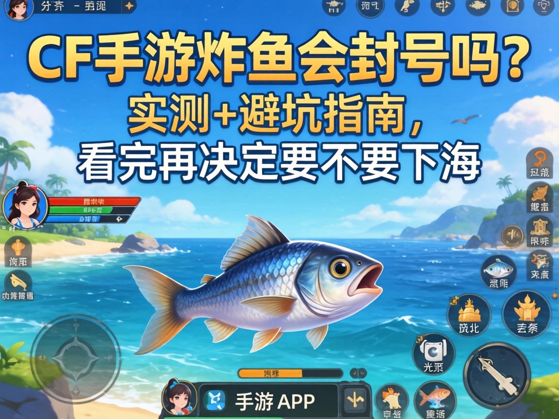 CF手游炸鱼会封号吗