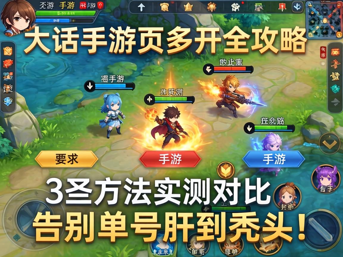 大话手游网页多开全攻略