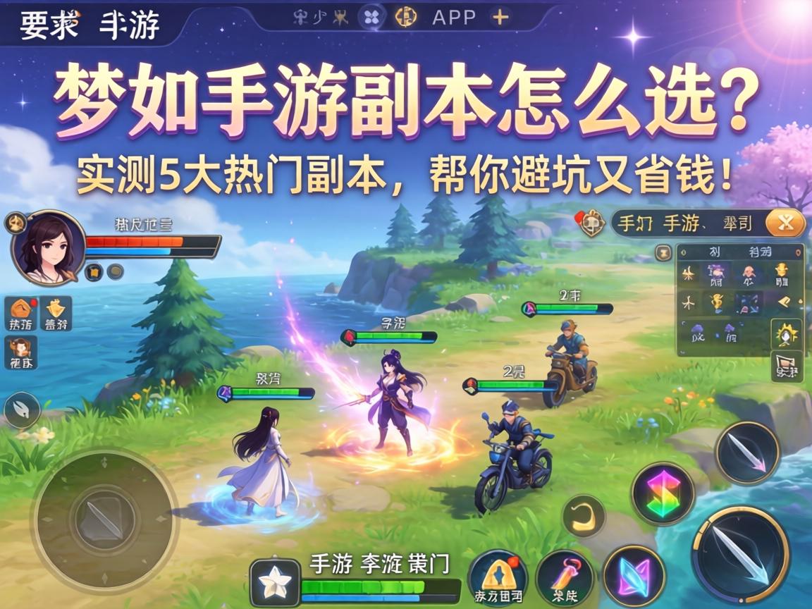 梦幻手游副本怎么选