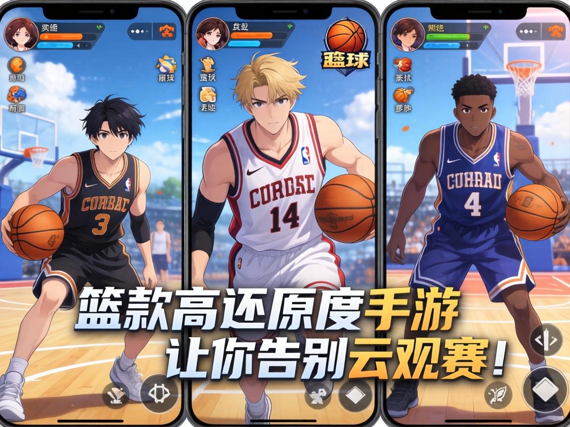这3款高还原度篮球手游让你告别云观赛
