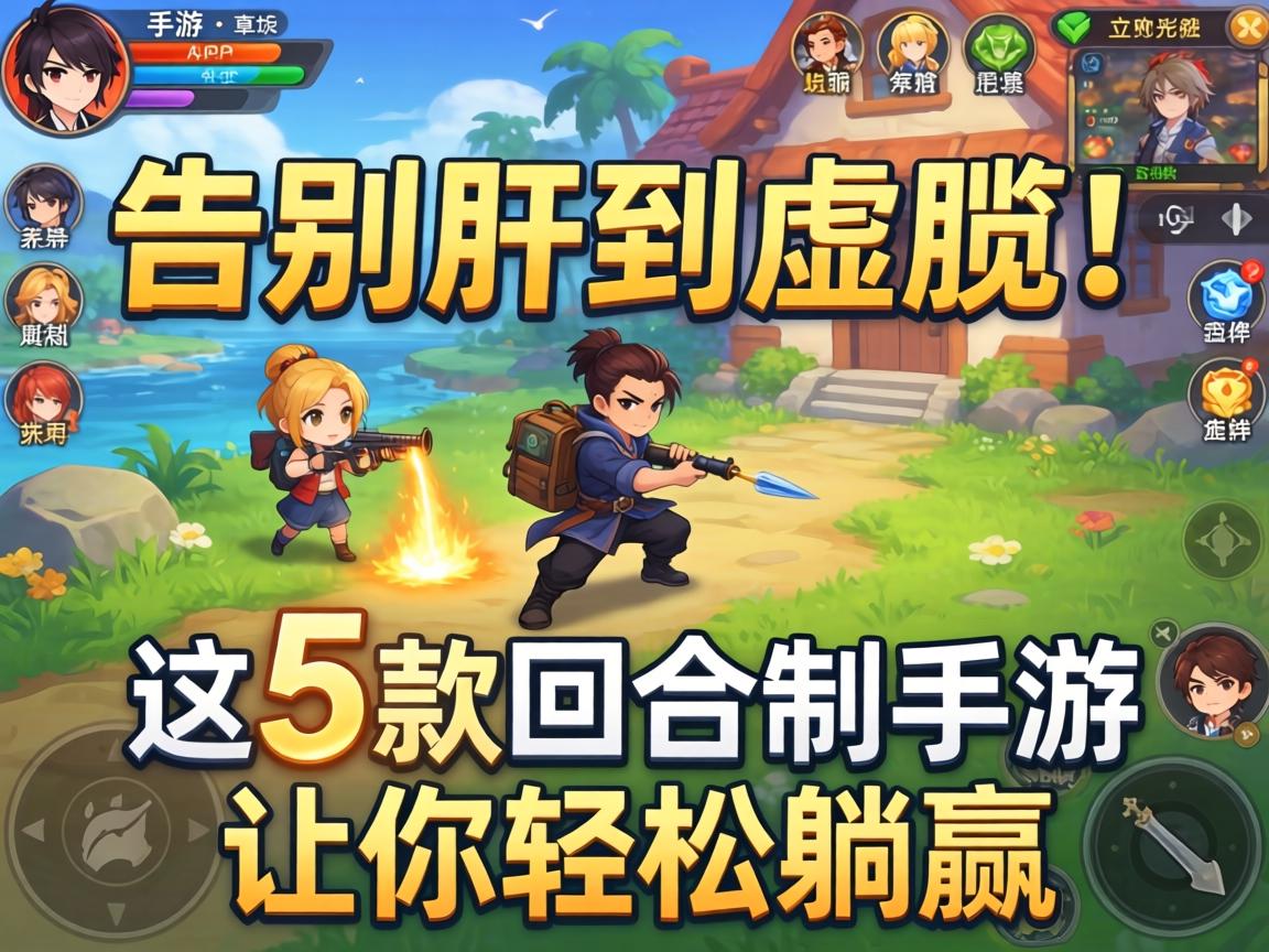 这5款回合制手游让你轻松躺赢