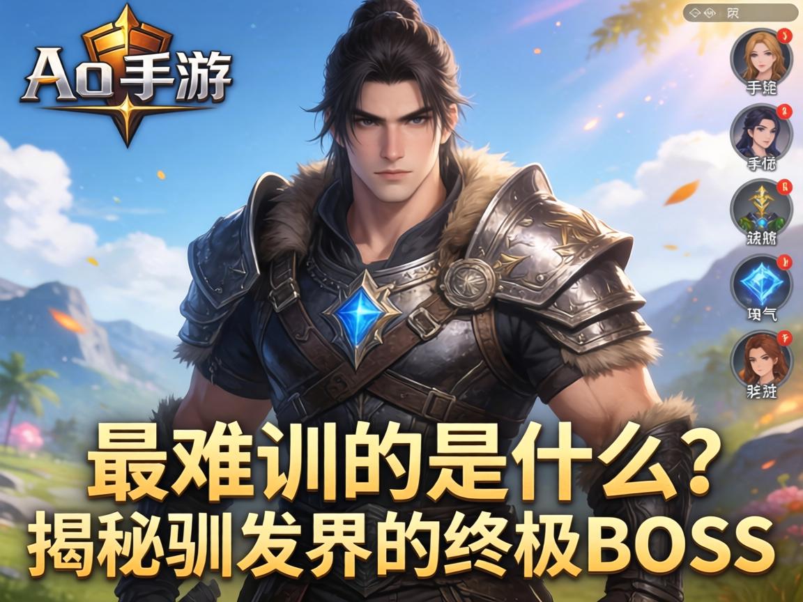 揭秘驯服界的终极BOSS