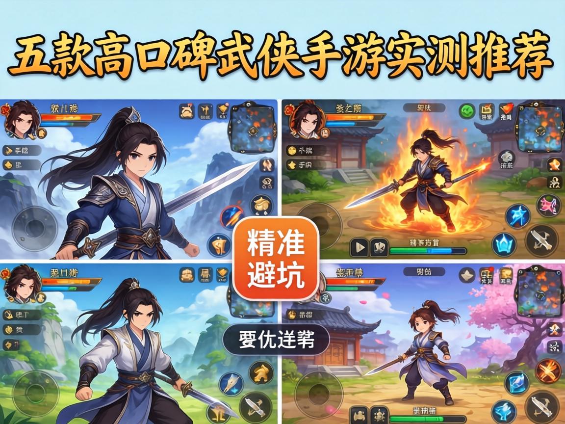 五款高口碑武侠手游实测推荐
