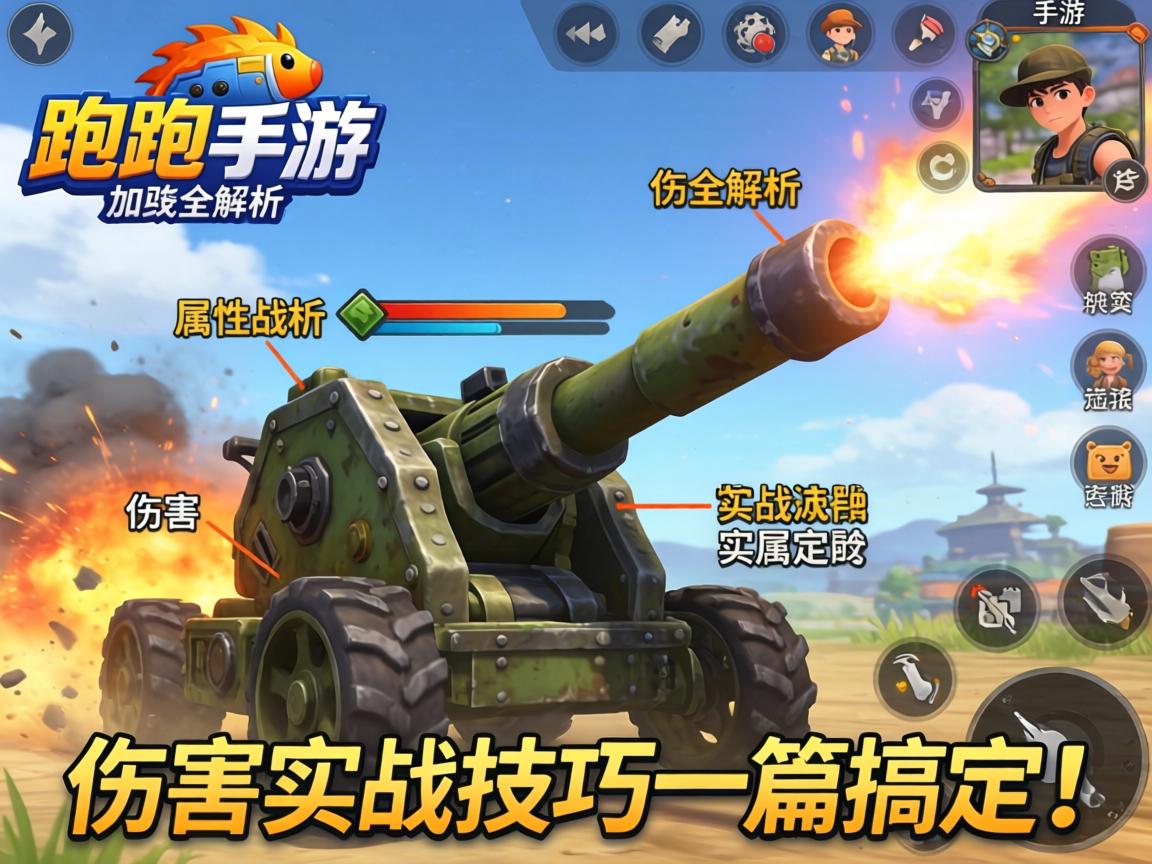 跑跑手游加农炮属性全解析