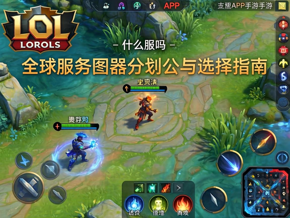 LOL手游有分什么什么服吗