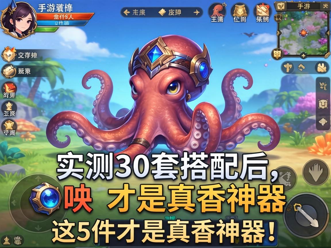 手游章鱼给什么装备