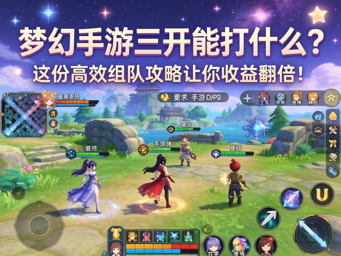 这份高效组队攻略让你收益翻倍