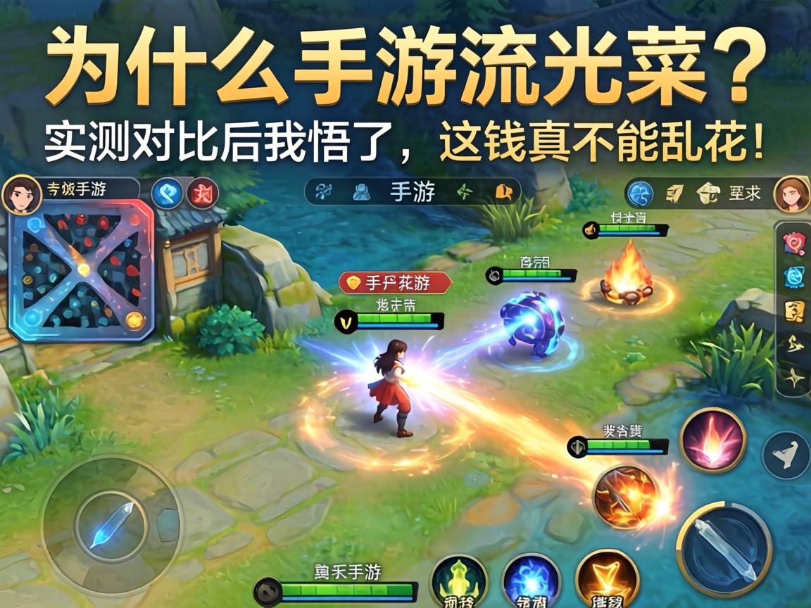 为什么手游流光那么菜