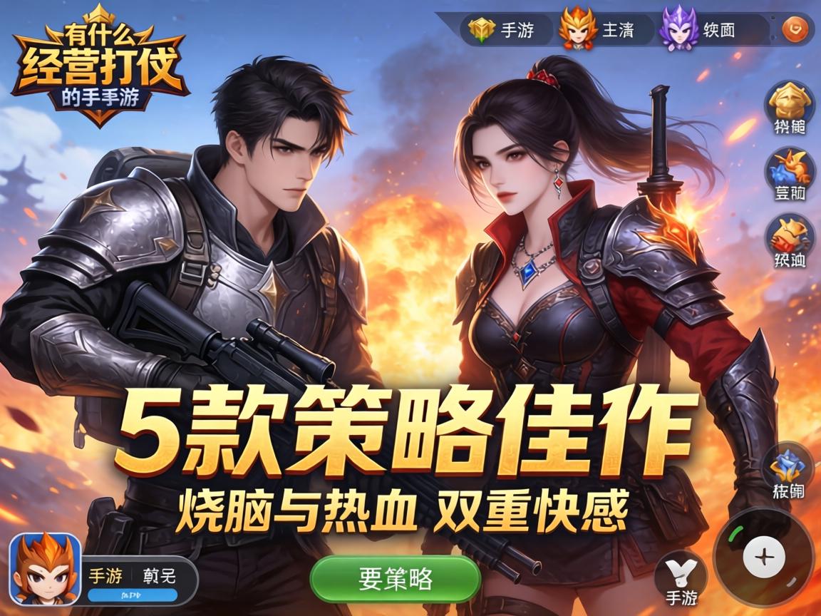 这5款策略佳作让你体验烧脑与热血的双重快感