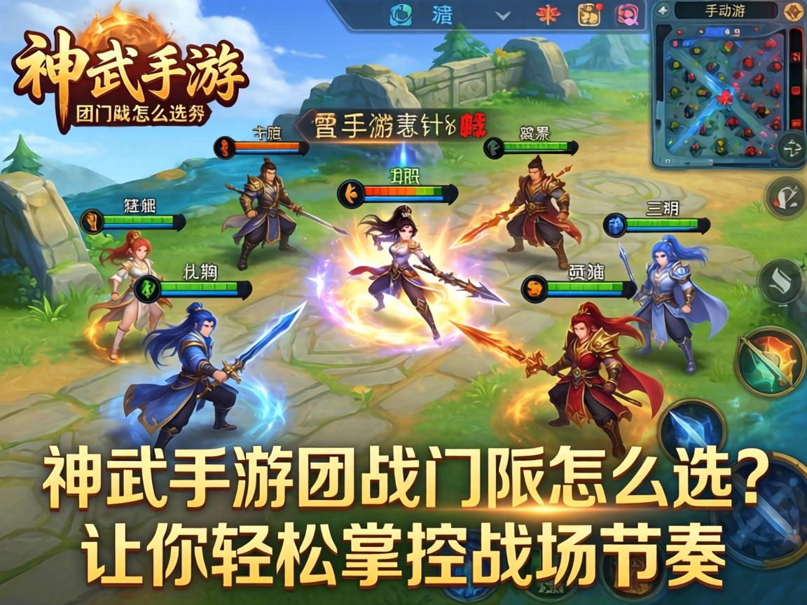 这三大门派让你轻松掌控战场节奏