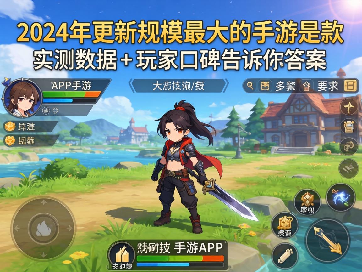2024年更新规模最大的手游是哪款