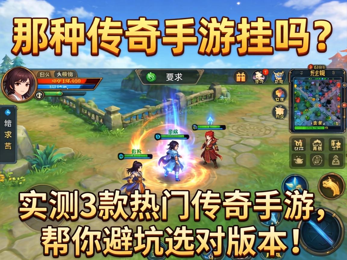 实测3款热门传奇手游