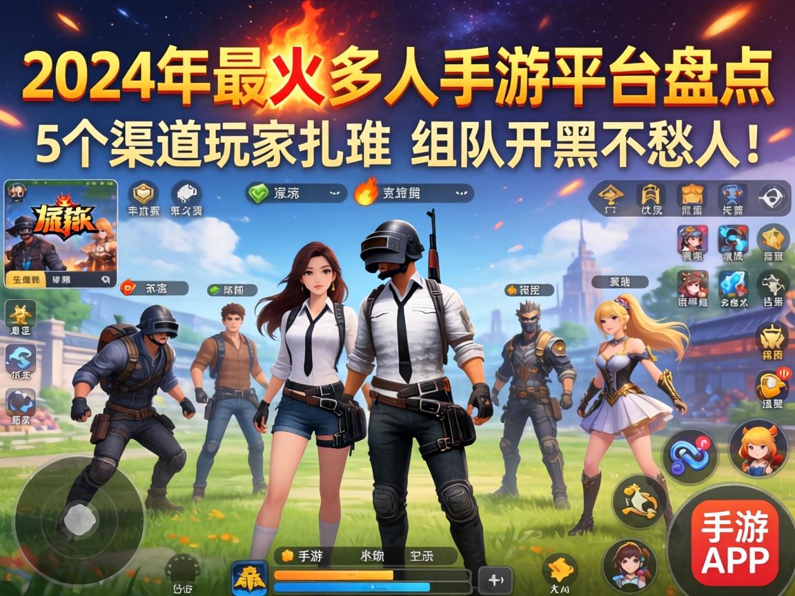2024年最火的多人手游平台盘点,这5个渠道玩家扎堆,组队开黑不愁人! 2024年最火的多人手游平台盘点