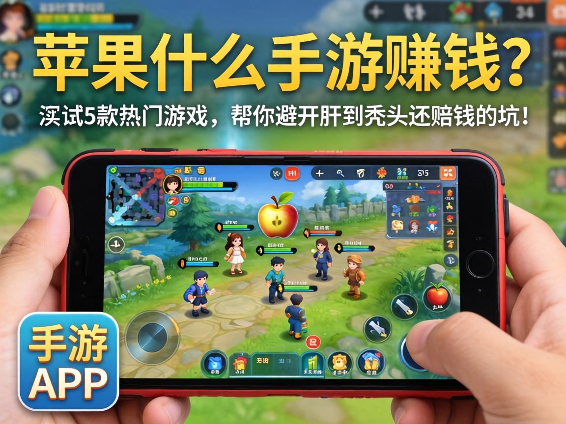 苹果什么手游赚钱?实测5款热门游戏,帮你避开肝到秃头还赔钱的坑! 帮你避开肝到秃头还赔钱的坑