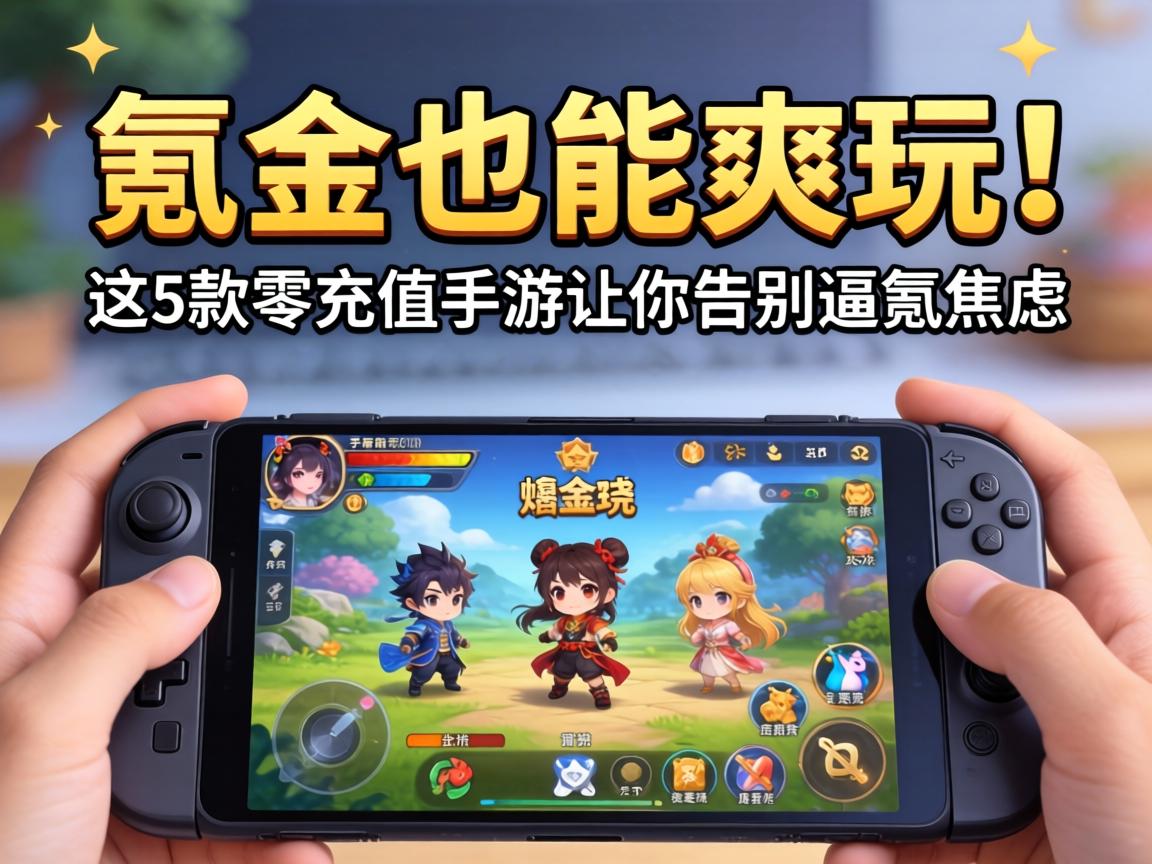 这5款零充值手游让你告别逼氪焦虑
