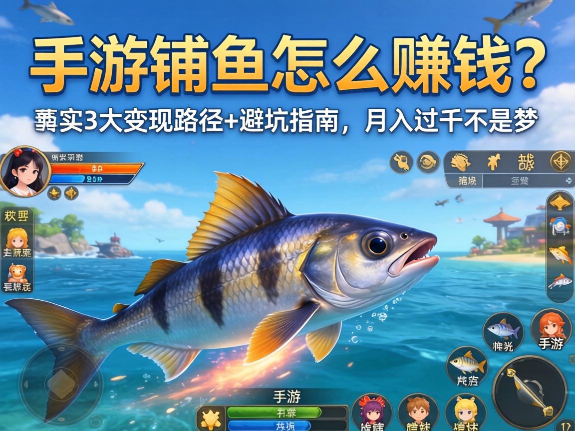 手游捕鱼怎么赚钱