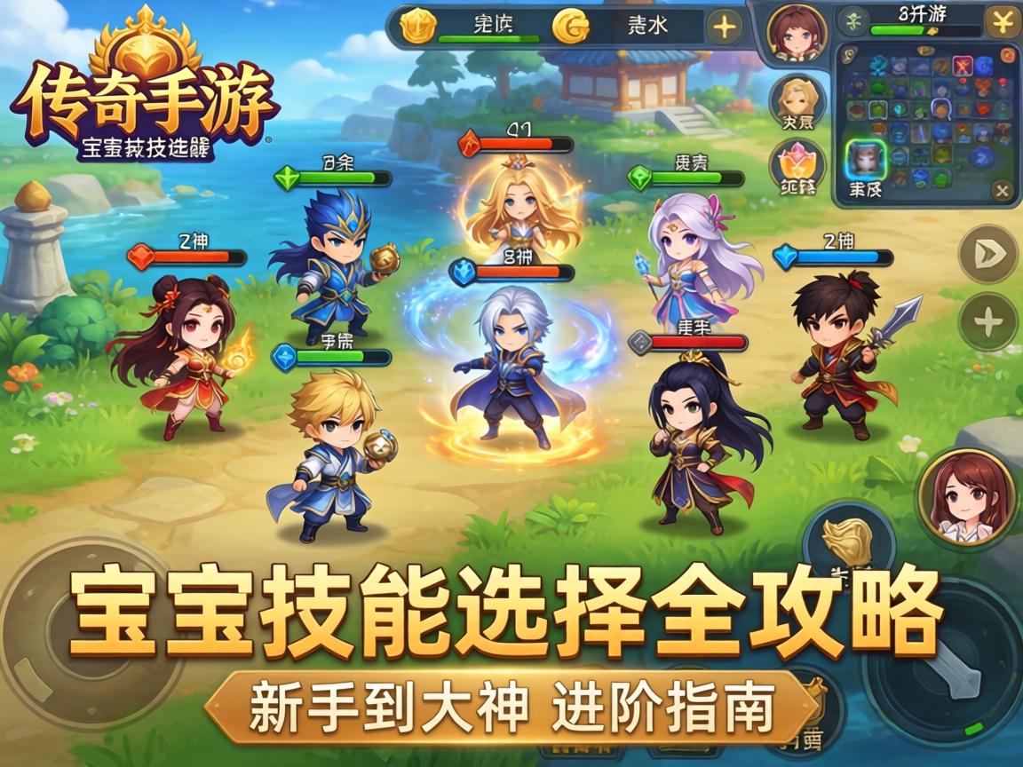传奇手游宝宝技能选择全攻略,从新手到大神的进阶指南 传奇手游宝宝技能选择全攻略
