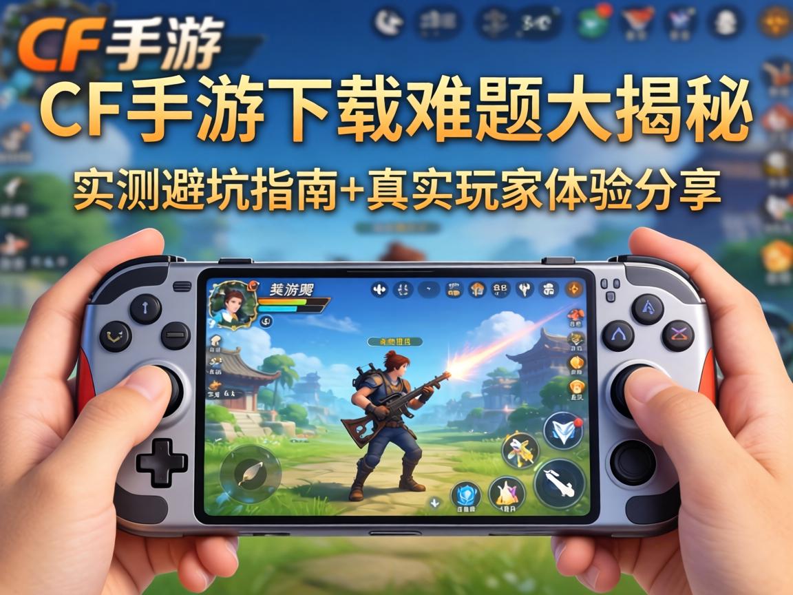 CF手游下载难题大揭秘,实测避坑指南+真实玩家体验分享 CF手游下载难题大揭秘