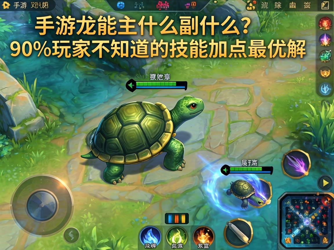 LOL手游龙龟主什么副什么?90%玩家不知道的技能加点最优解 LOL手游龙龟主什么副什么