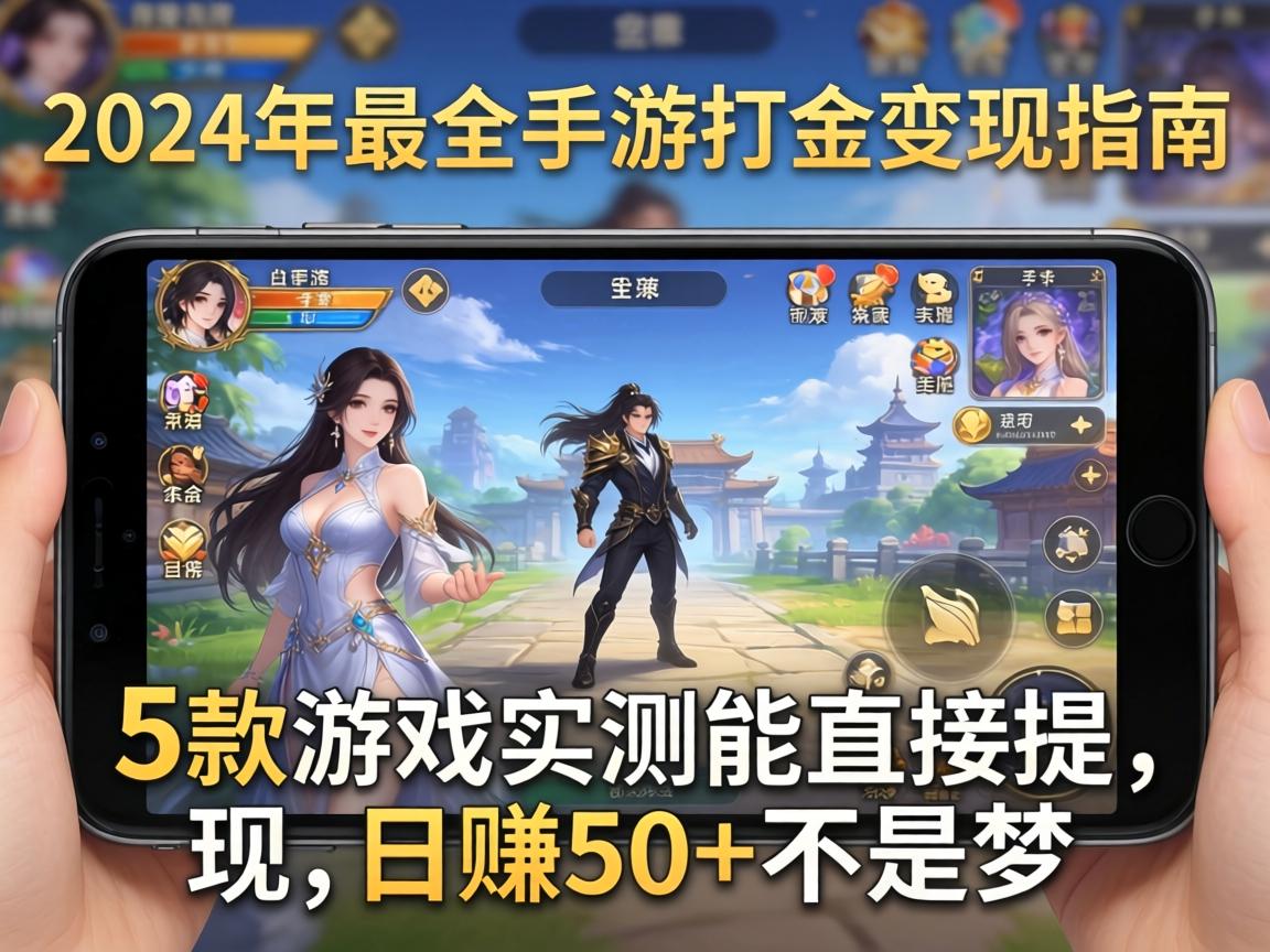 2024年最全手游打金变现指南
