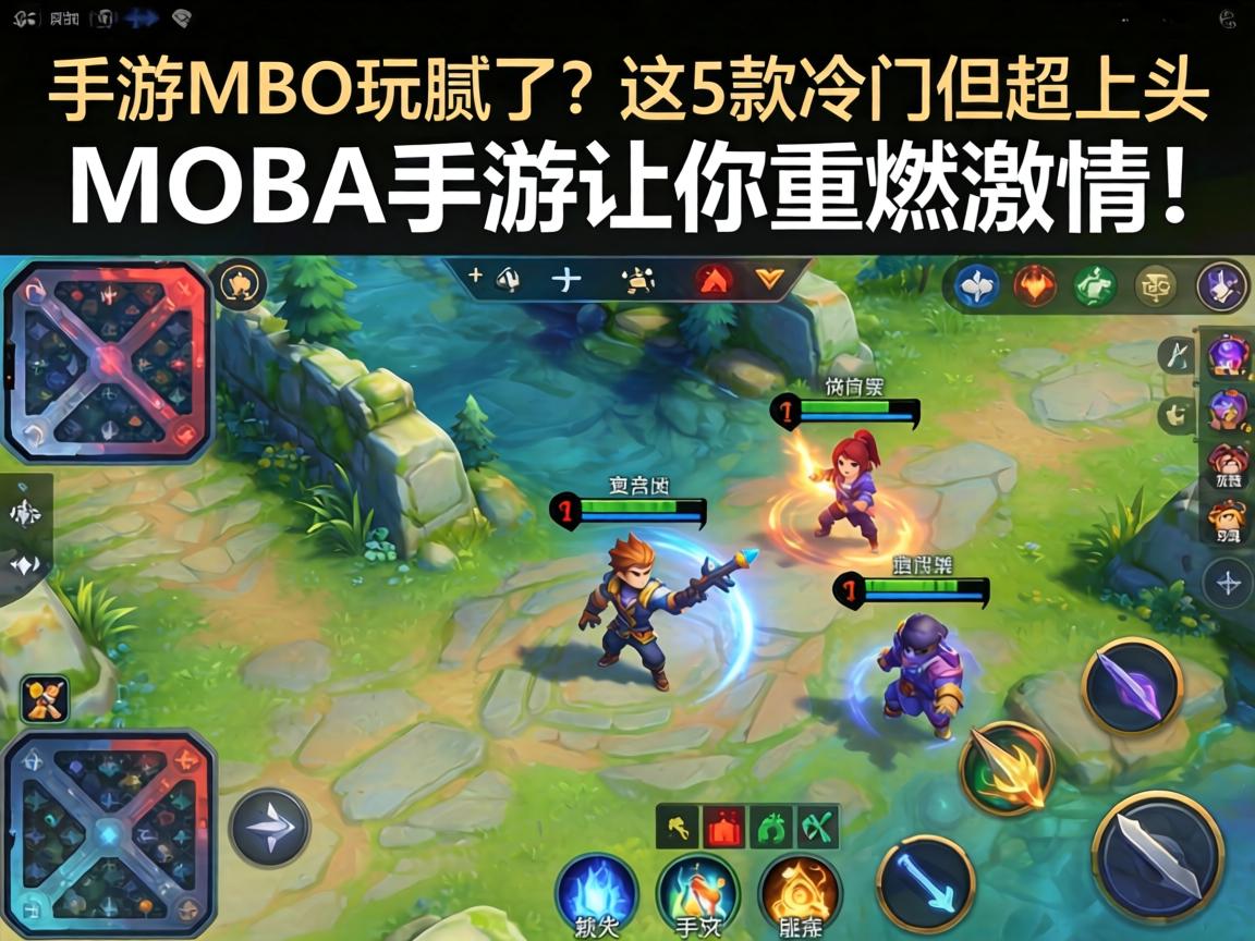 这5款冷门但超上头的MOBA手游让你重燃激情